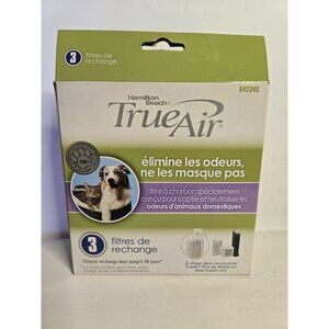 Hamilton Beach True Air Replacement Carbon Filters Pet Care Clean Air Lot Of 2
